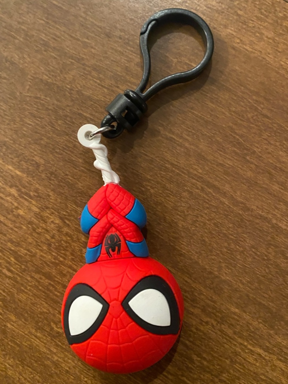 Marvel Hanging Spider Man Rubber Bag Clip